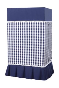 Design Safe Cover Cover Home Shelf Cover Cover Checkered Fabric Bookshelf Dust Cover Audio Cover Cover SPS002 detail view-9